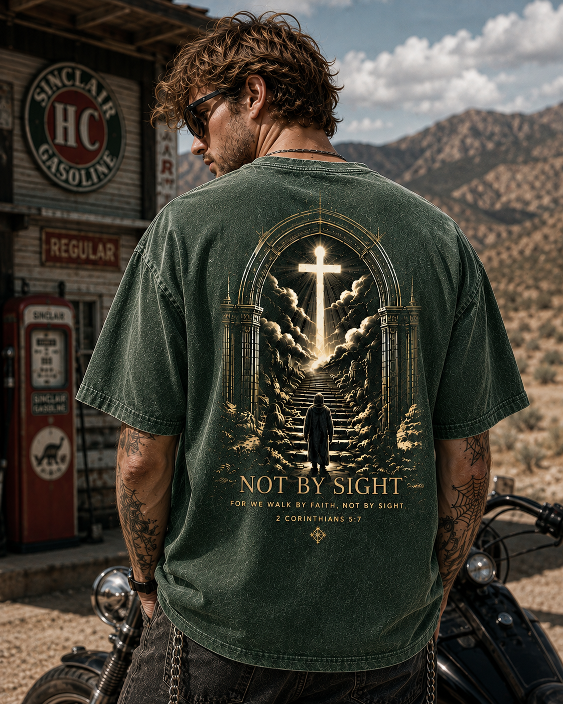 Not By Sight Vintage Faith Tee