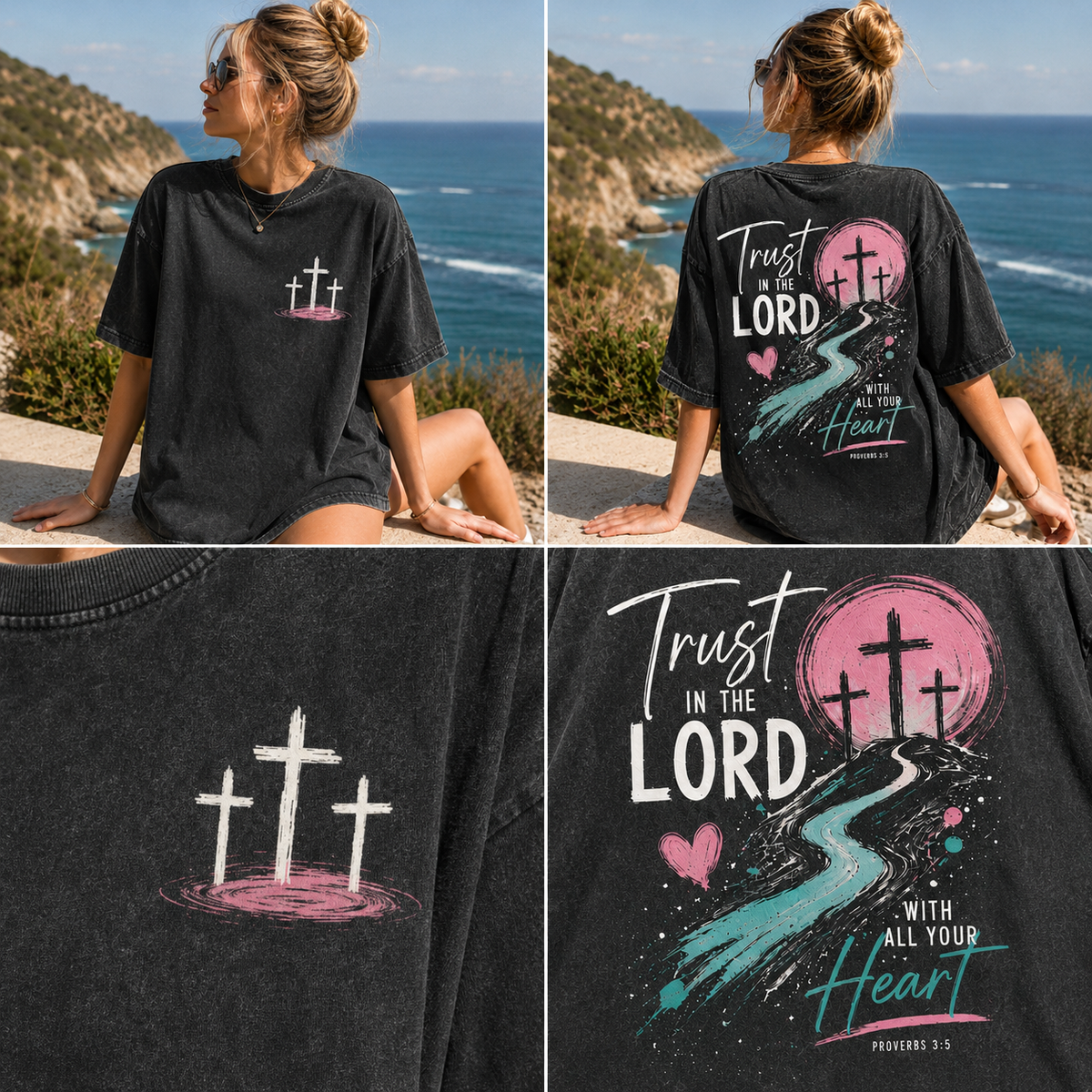 Trust in the Lord Graphic Vintage Wash T-Shirt