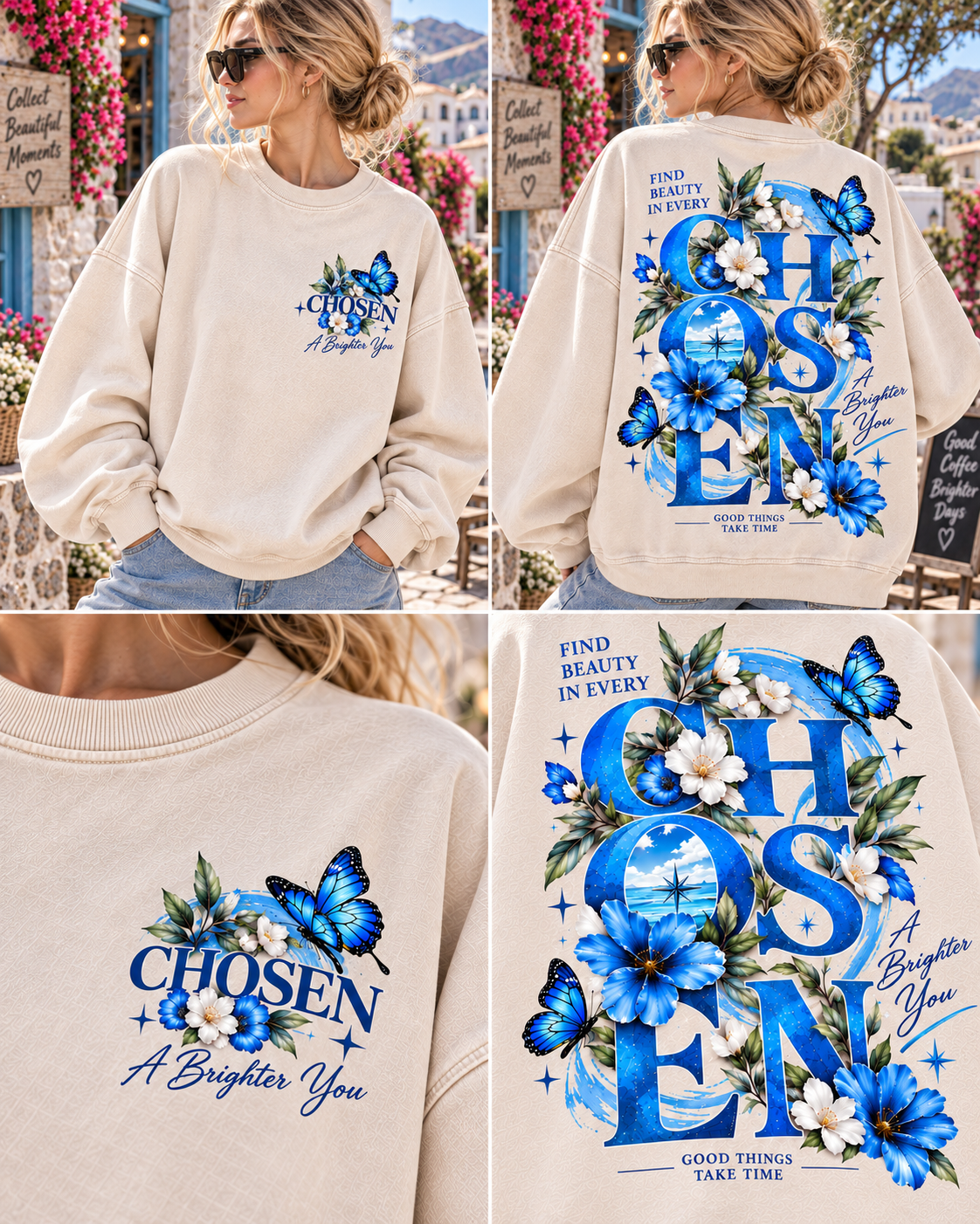 Chosen – A Brighter You Vintage Sweatshirt