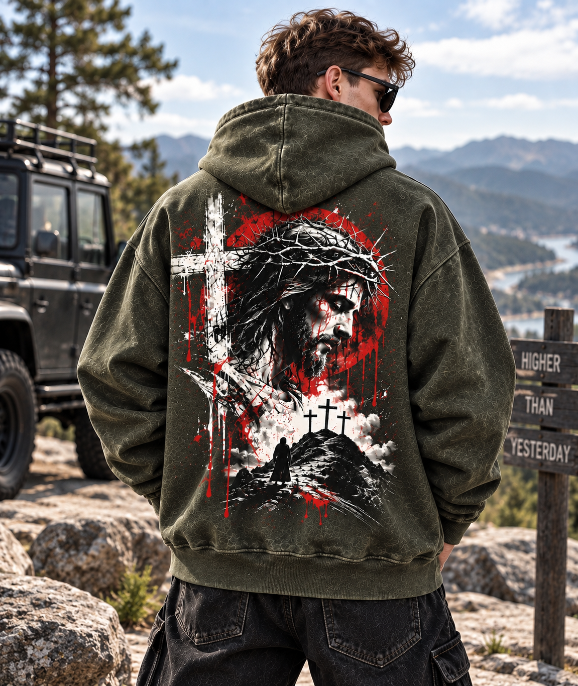 Faith & Cross Vintage Hoodie