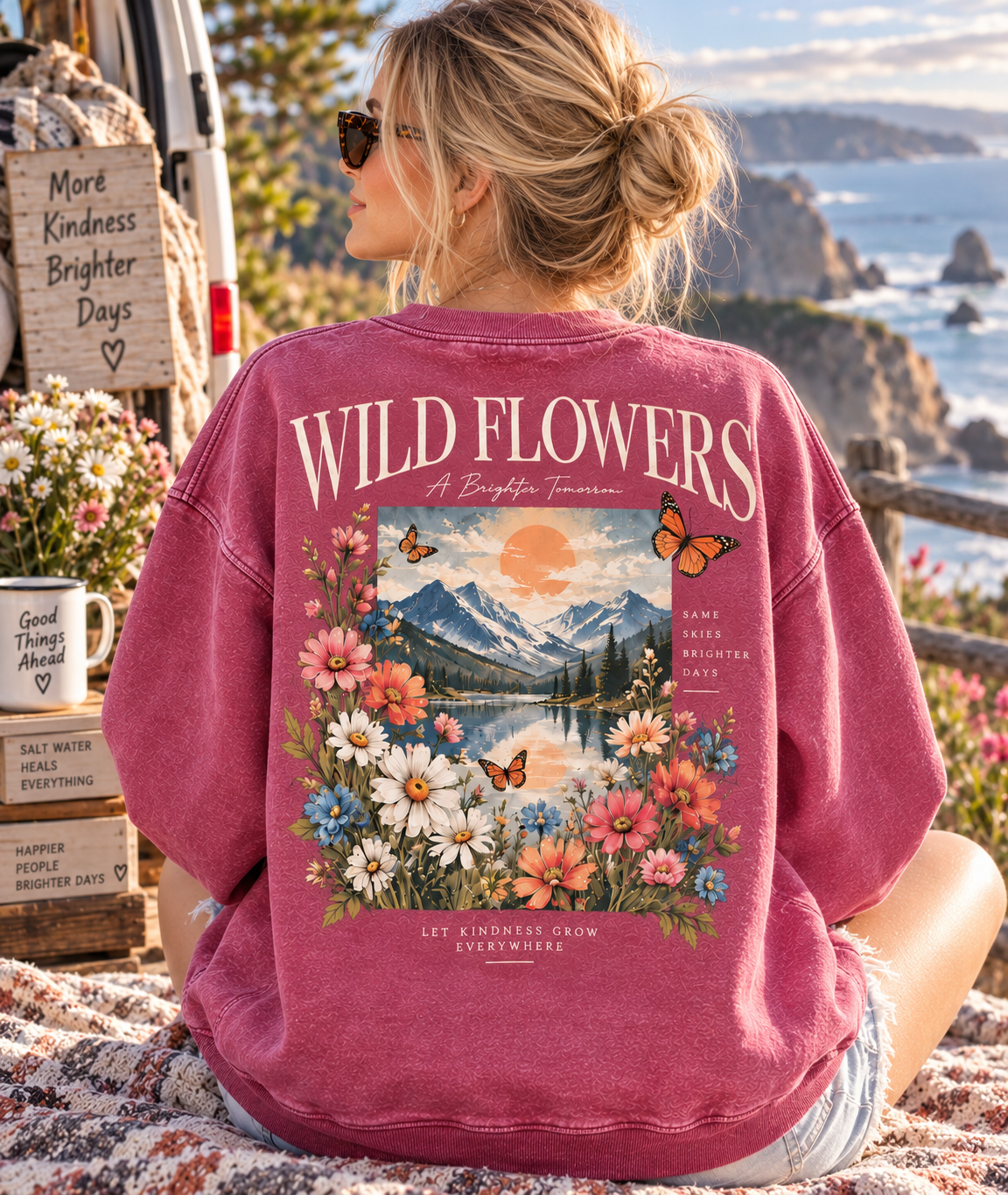 Wild Flowers – A Brighter Tomorrow Sweatshirt 🌼