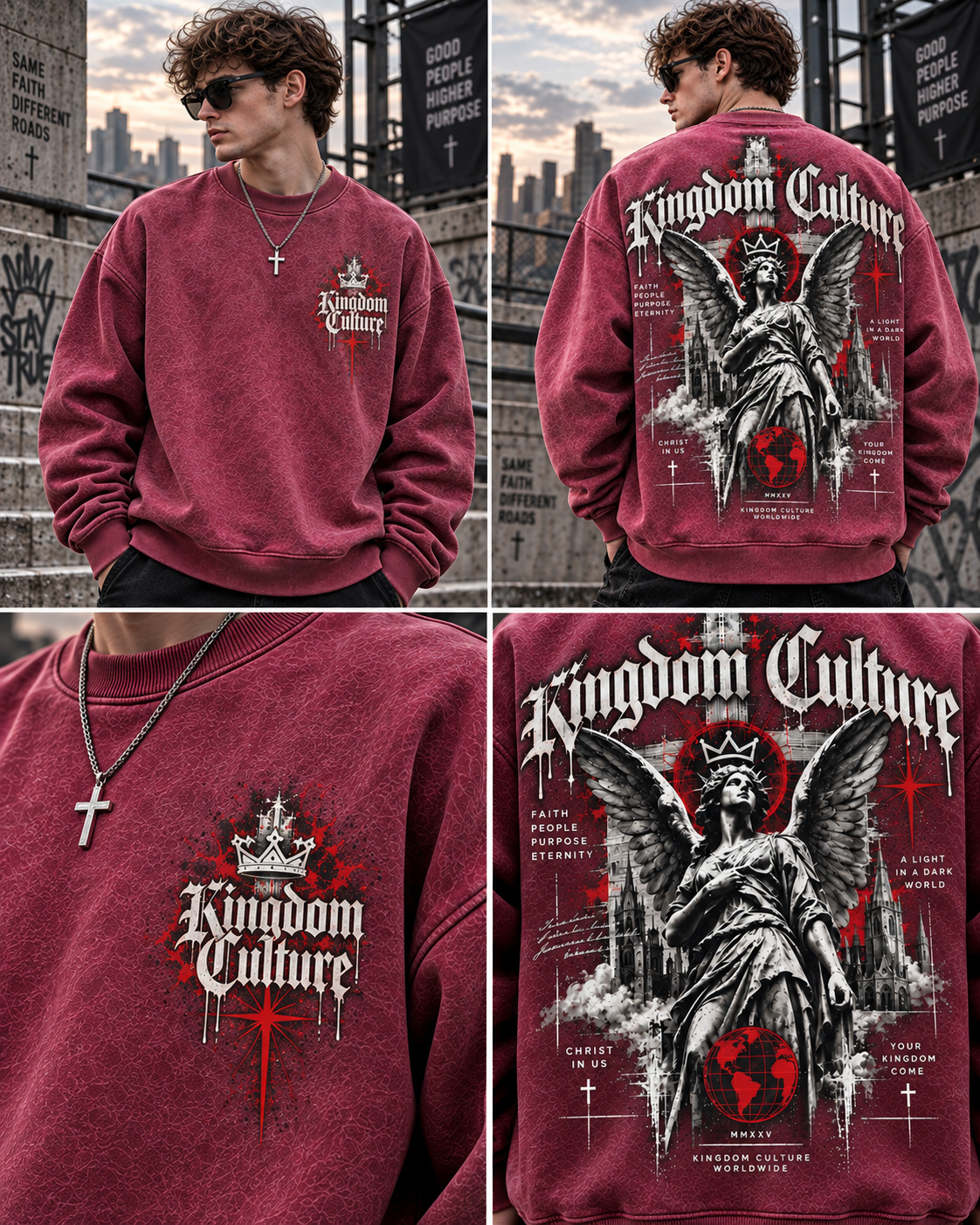 Kingdom Culture Vintage Wash Sweatshirt