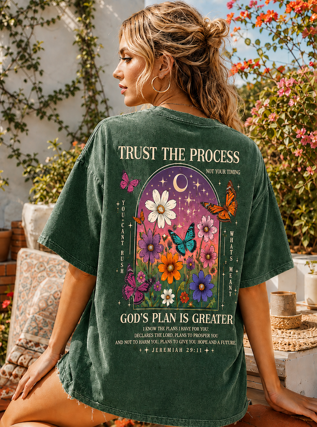 Trust The Process Vintage Graphic Tee