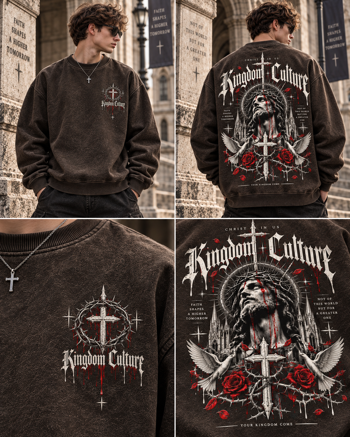 Kingdom Culture Vintage Washed Sweatshirt