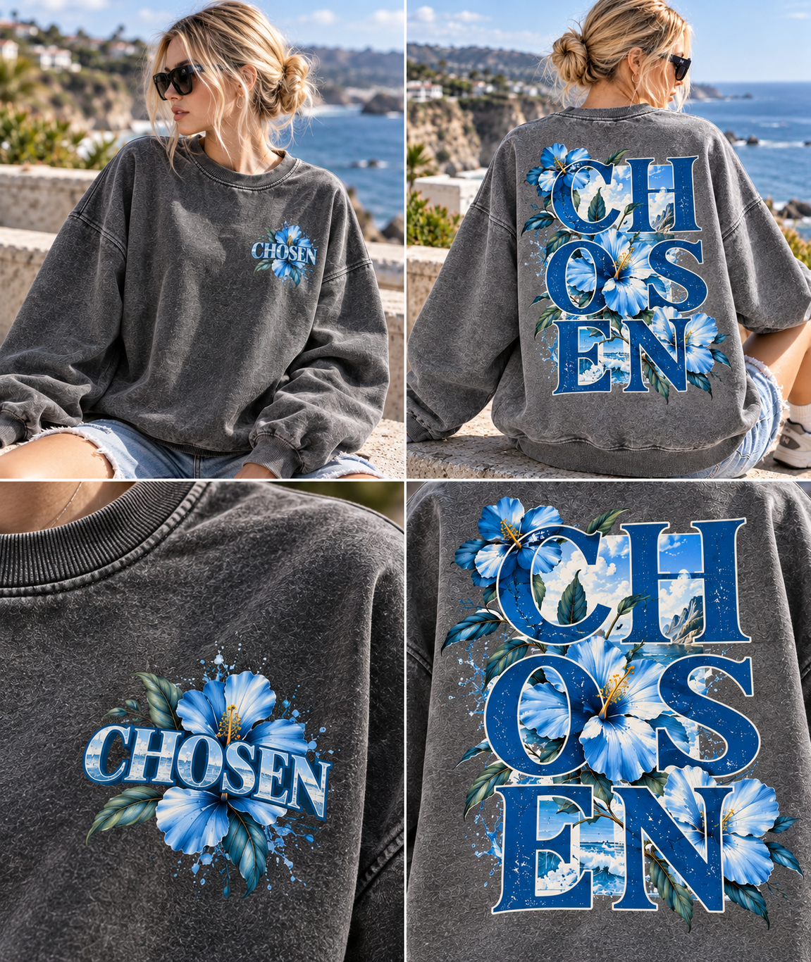 CHOSEN Floral Vintage Sweatshirt 🌺