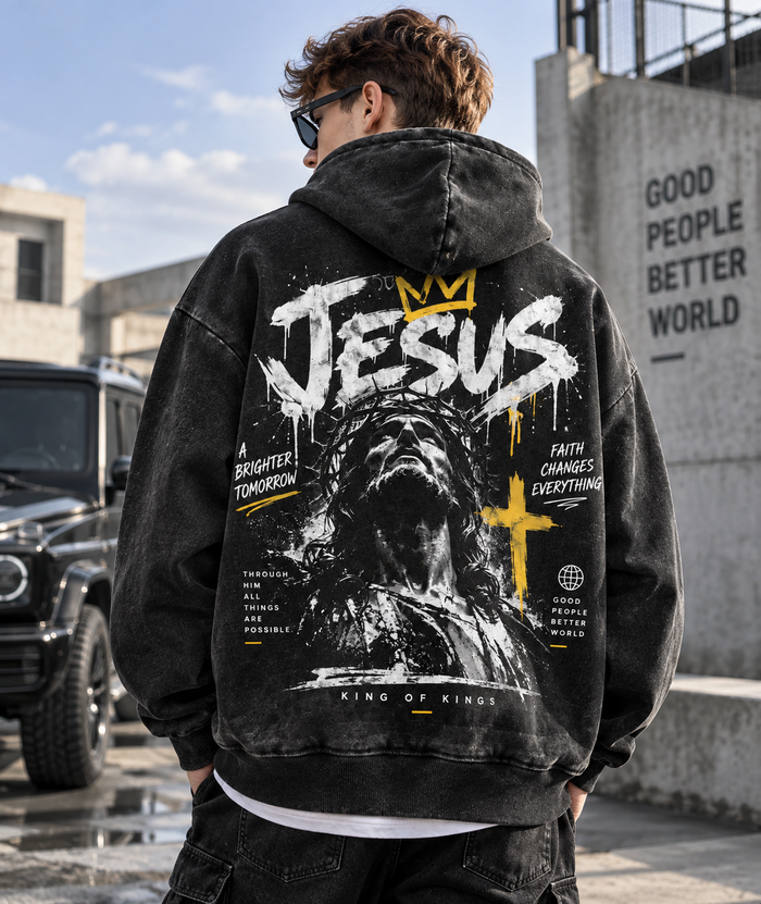 King of Kings Washed Hoodie