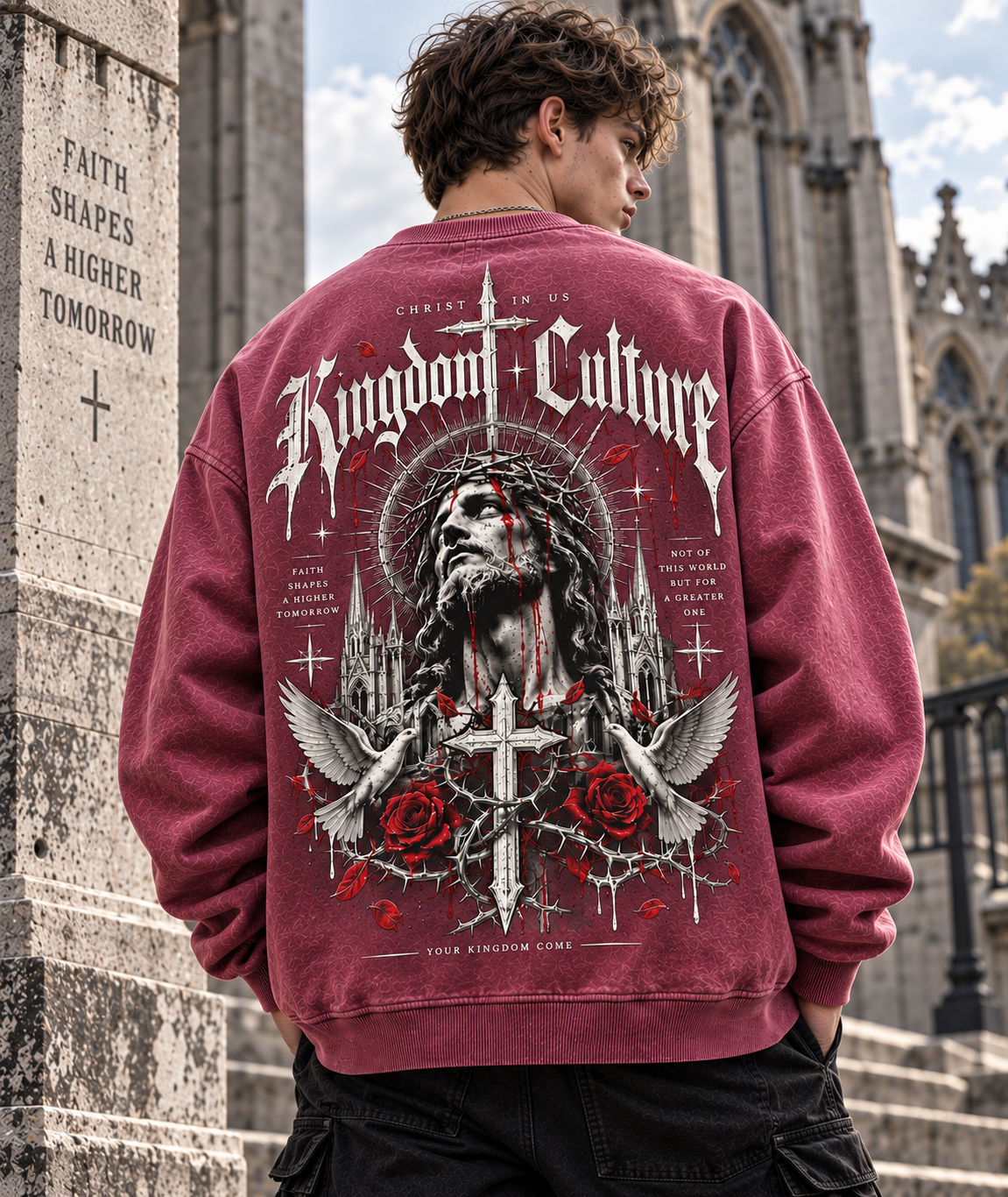 Kingdom Culture Vintage Washed Sweatshirt