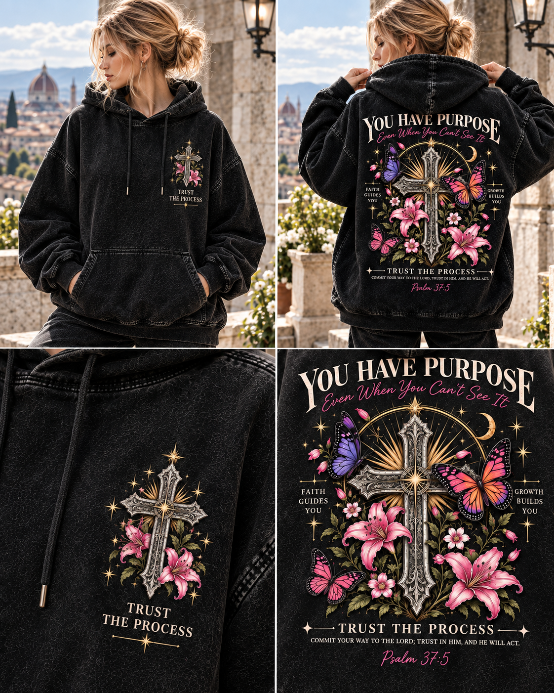 Purpose & Faith Vintage Hoodie