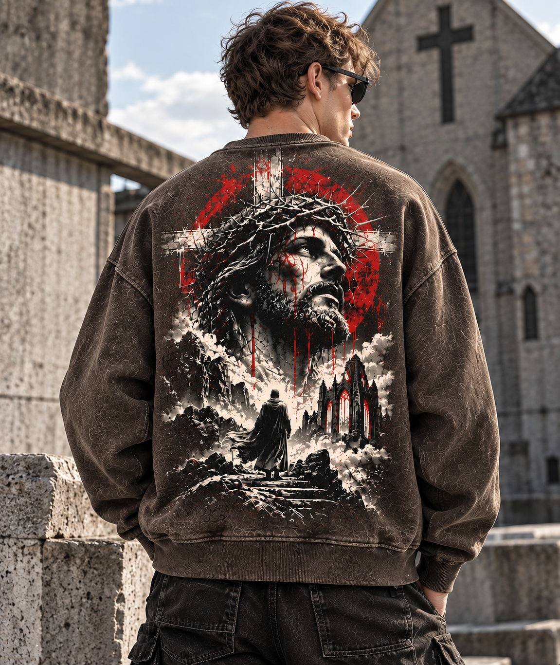 Faith & Ruins Vintage Sweatshirt