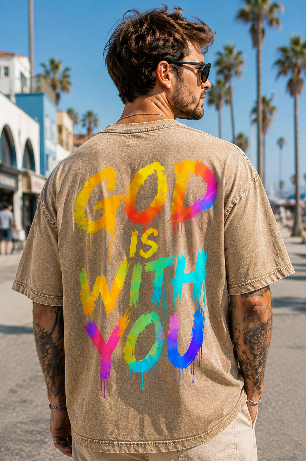 "God Is With You" Vintage T-Shirt