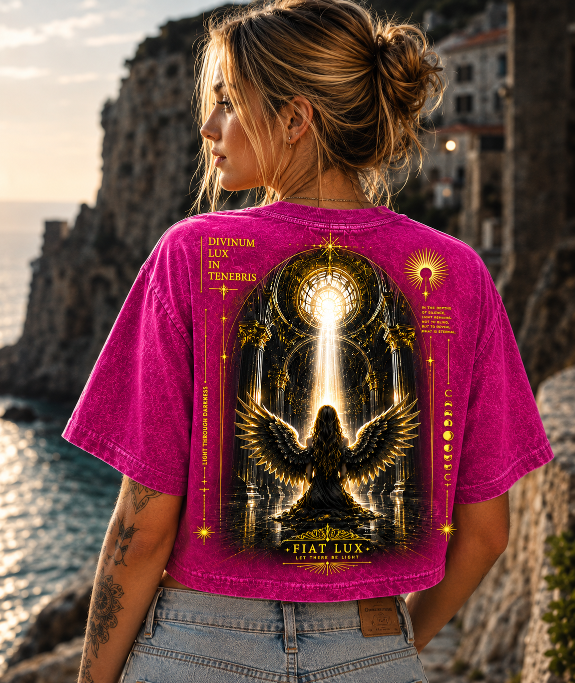 Fiat Lux – Angel of Light Tee