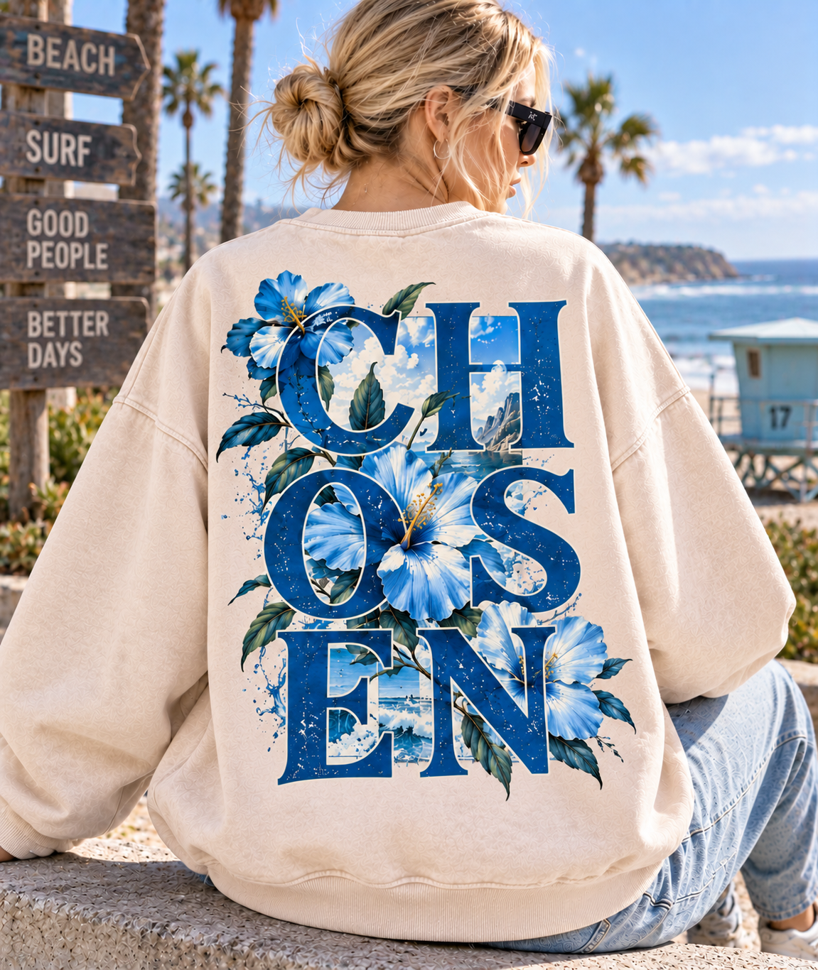 CHOSEN Floral Vintage Sweatshirt 🌺