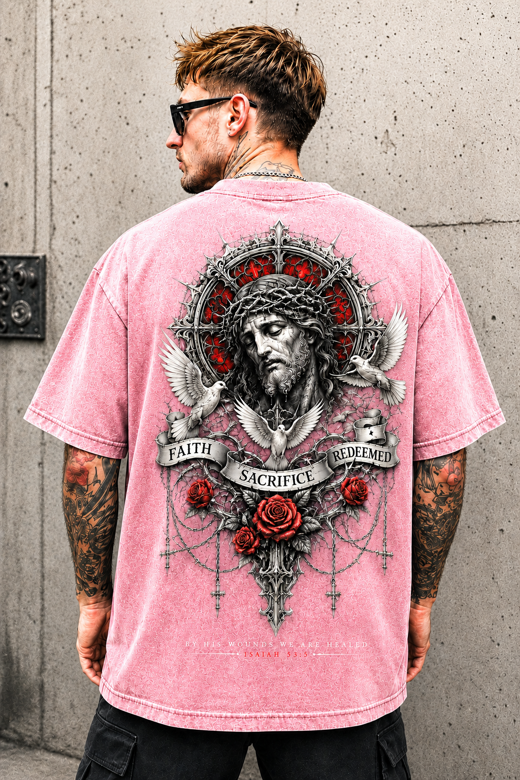 Faith Sacrifice Redeemed Vintage T-Shirt