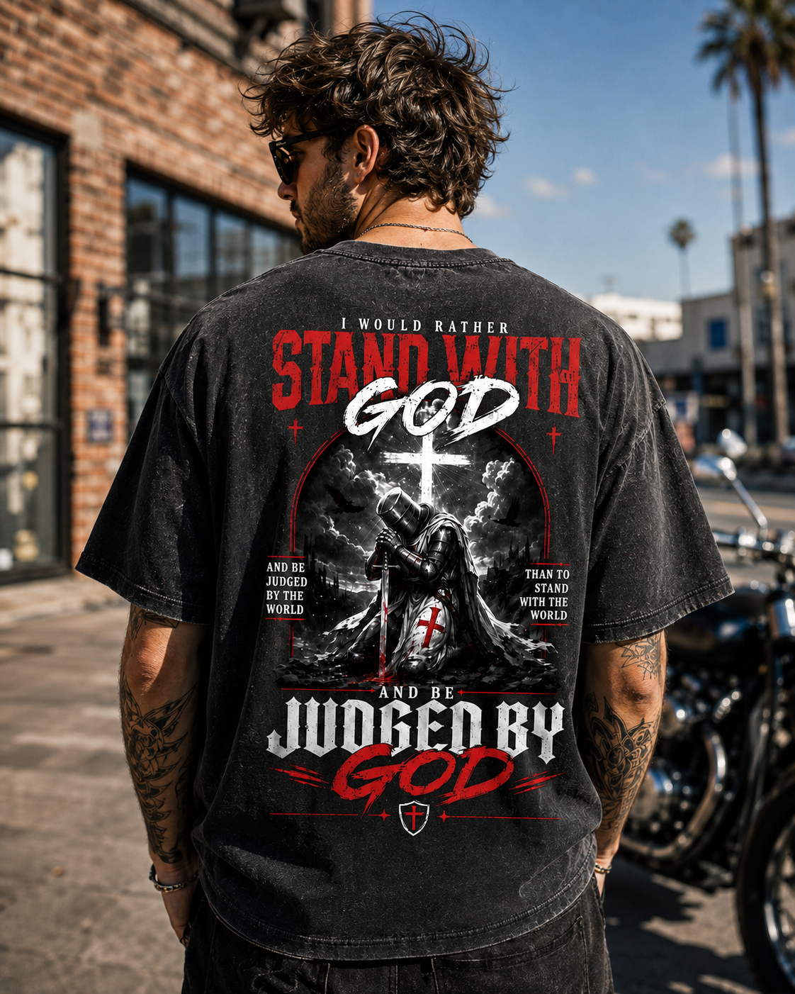 Faith Over Fear Vintage Graphic Tee