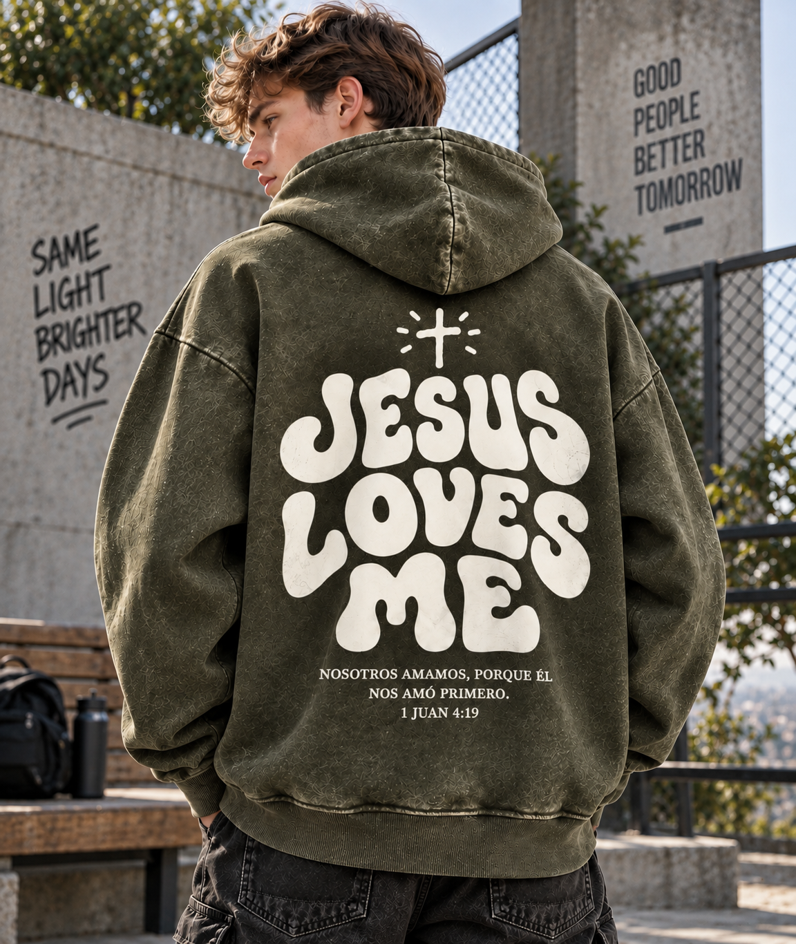 Jesus Loves Me – Vintage Faith Hoodie
