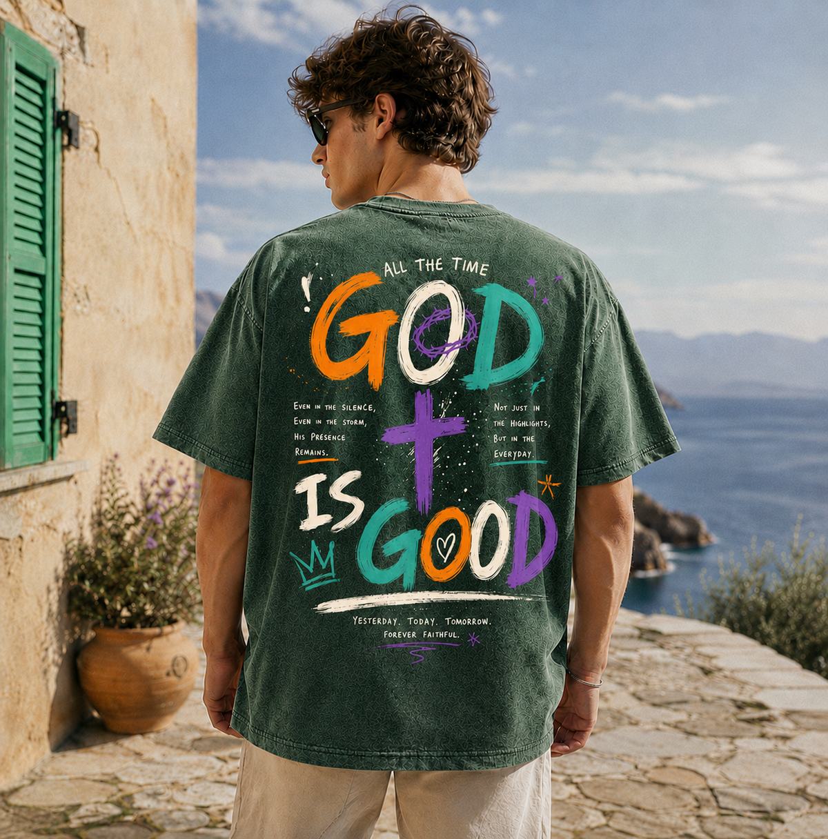 God Is Good Vintage Graphic Tee