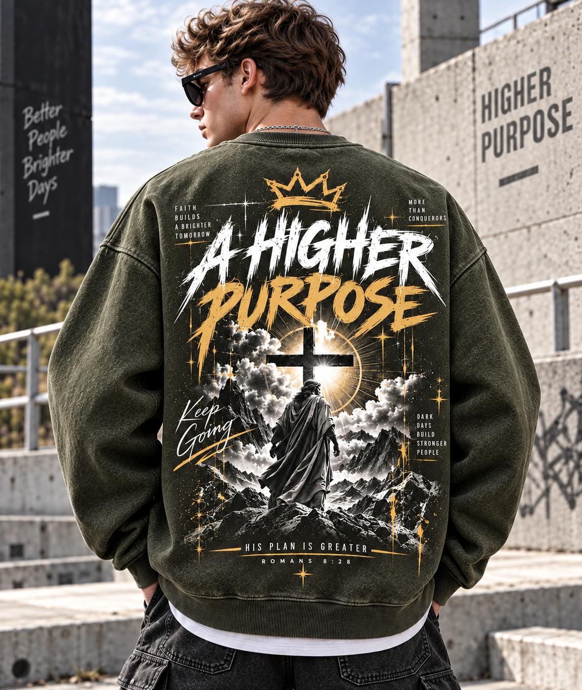 A Higher Purpose – Vintage Faith Sweatshirt