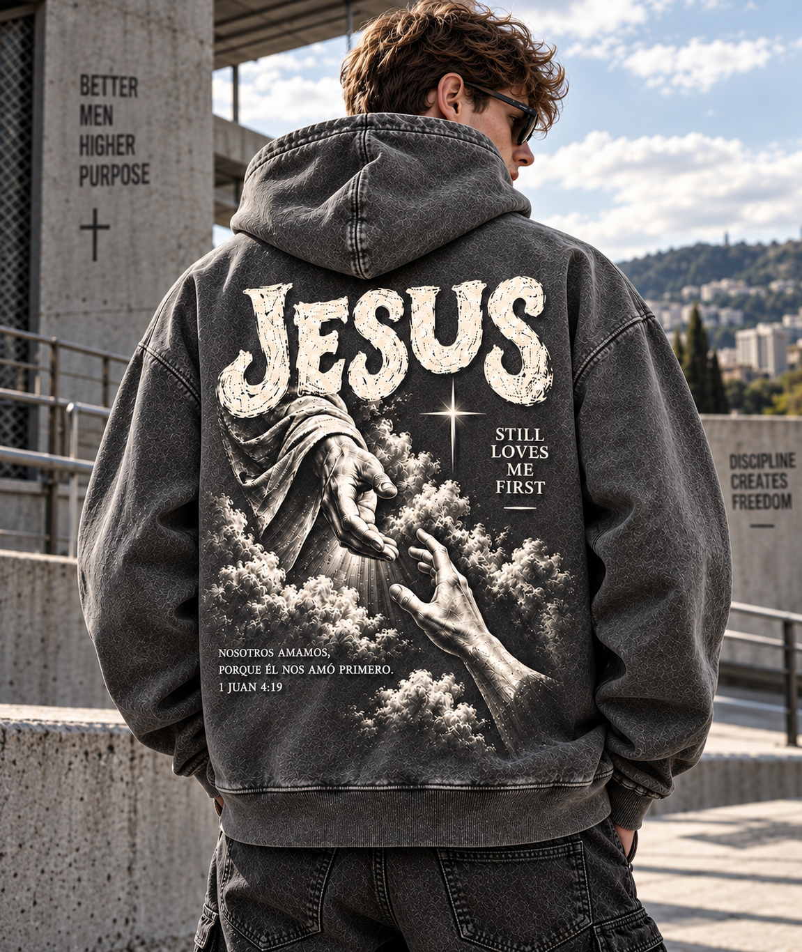 Jesus Still Loves Me First – Vintage Faith Hoodie