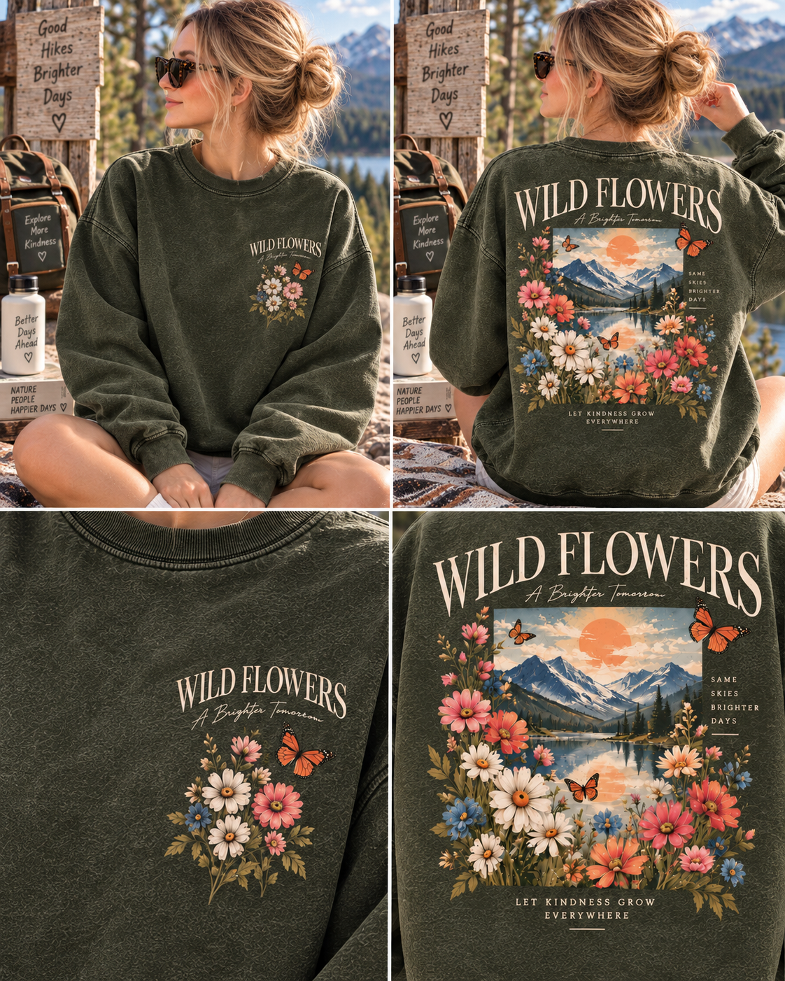 Wild Flowers – A Brighter Tomorrow Sweatshirt 🌼