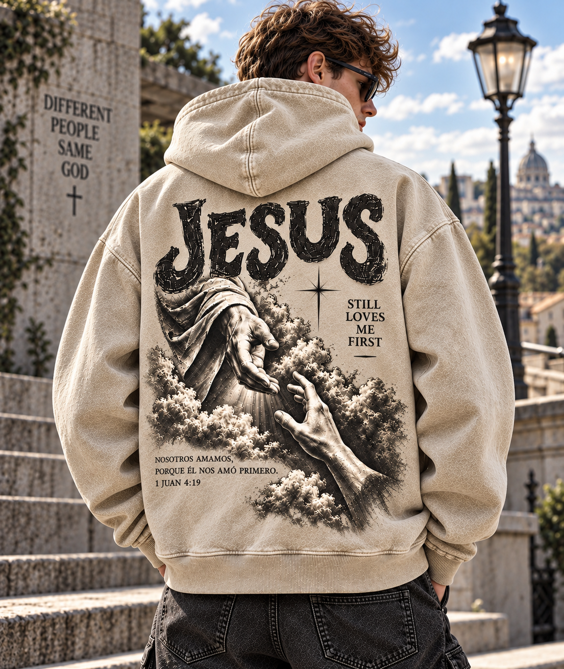 Jesus Still Loves Me First – Vintage Faith Hoodie