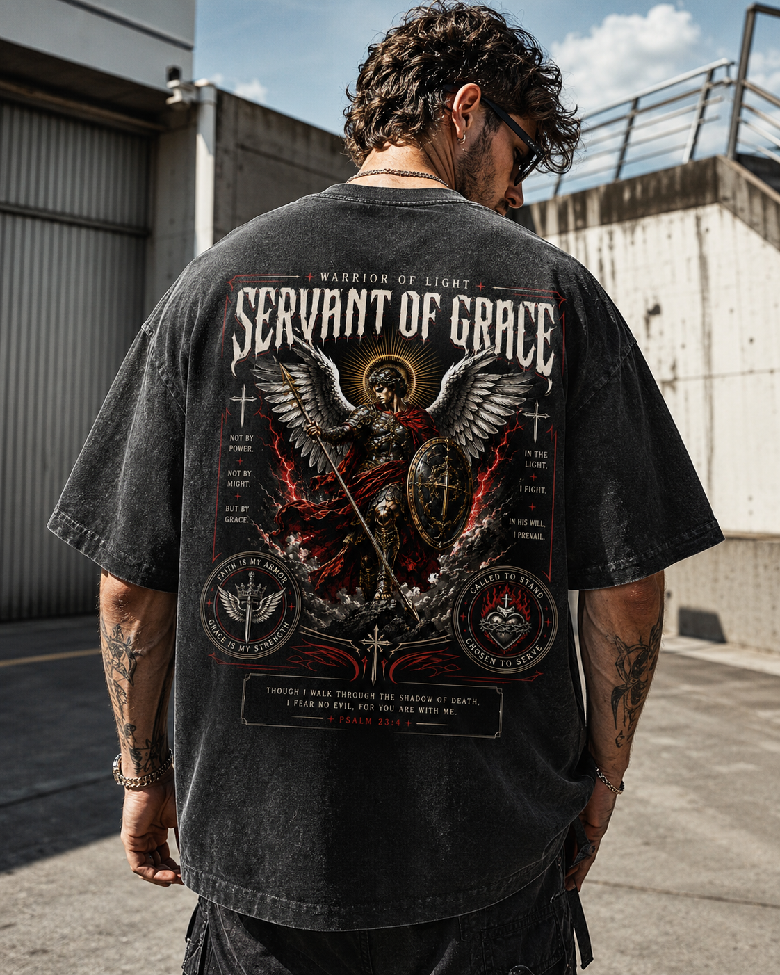 Warrior of Light Vintage Oversized Tee