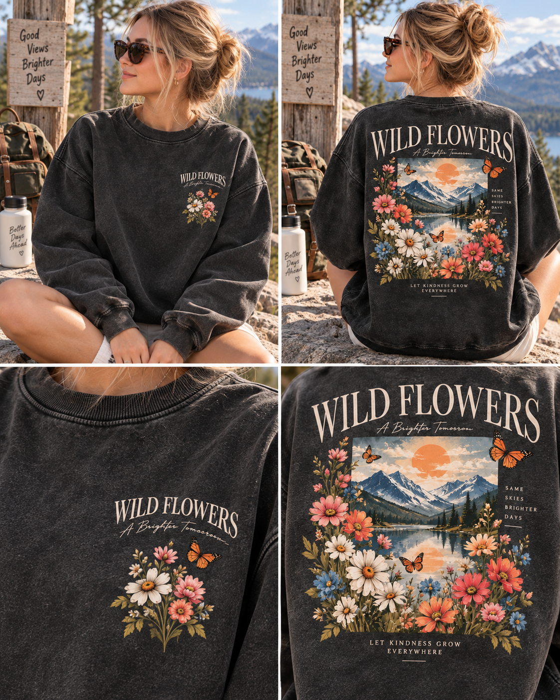 Wild Flowers – A Brighter Tomorrow Sweatshirt 🌼