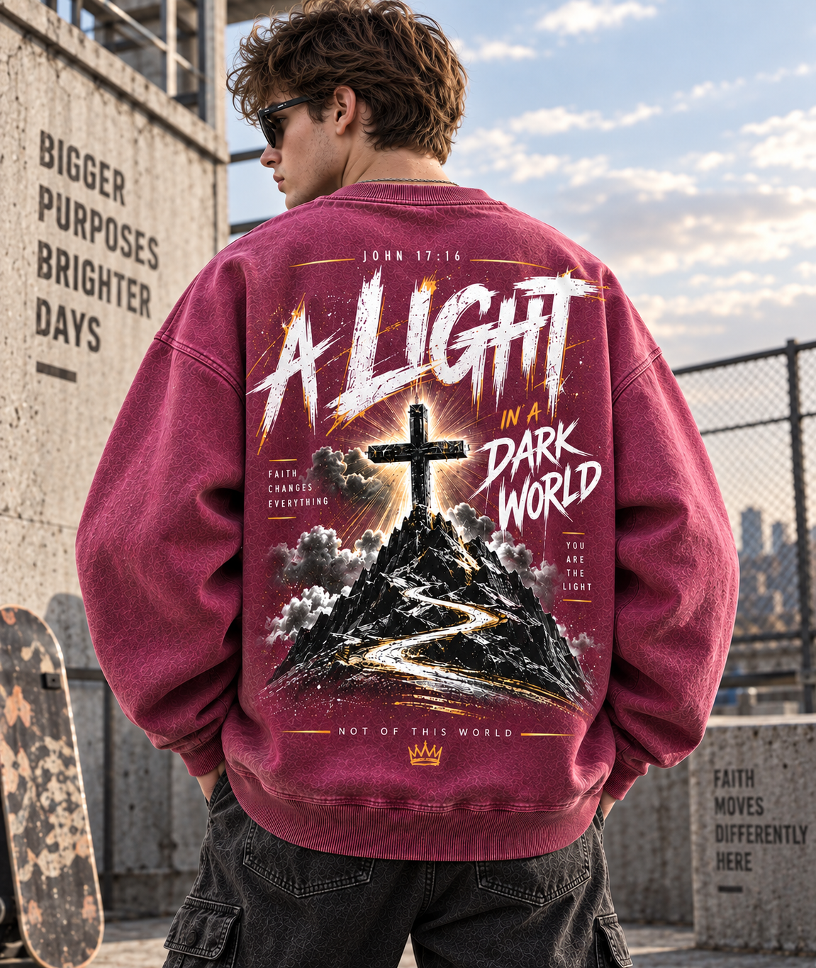 A Light Faith Vintage Sweatshirt