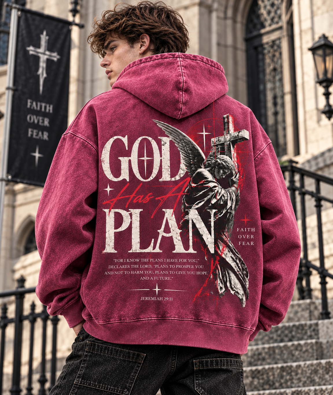 GOD Has A Plan – Faith Over Fear Hoodie