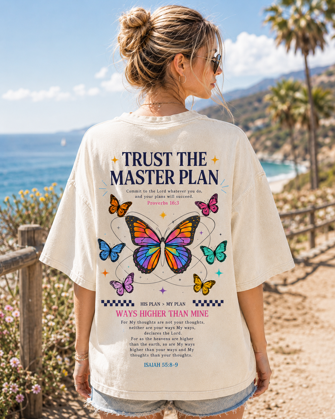 Trust The Master Plan – Vintage Butterfly Tee