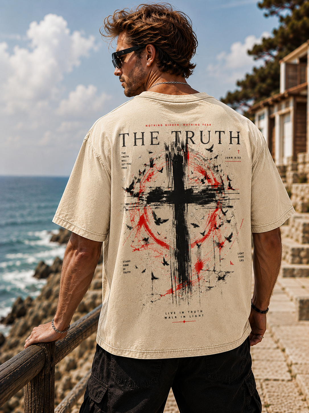The Truth Vintage Cross Tee