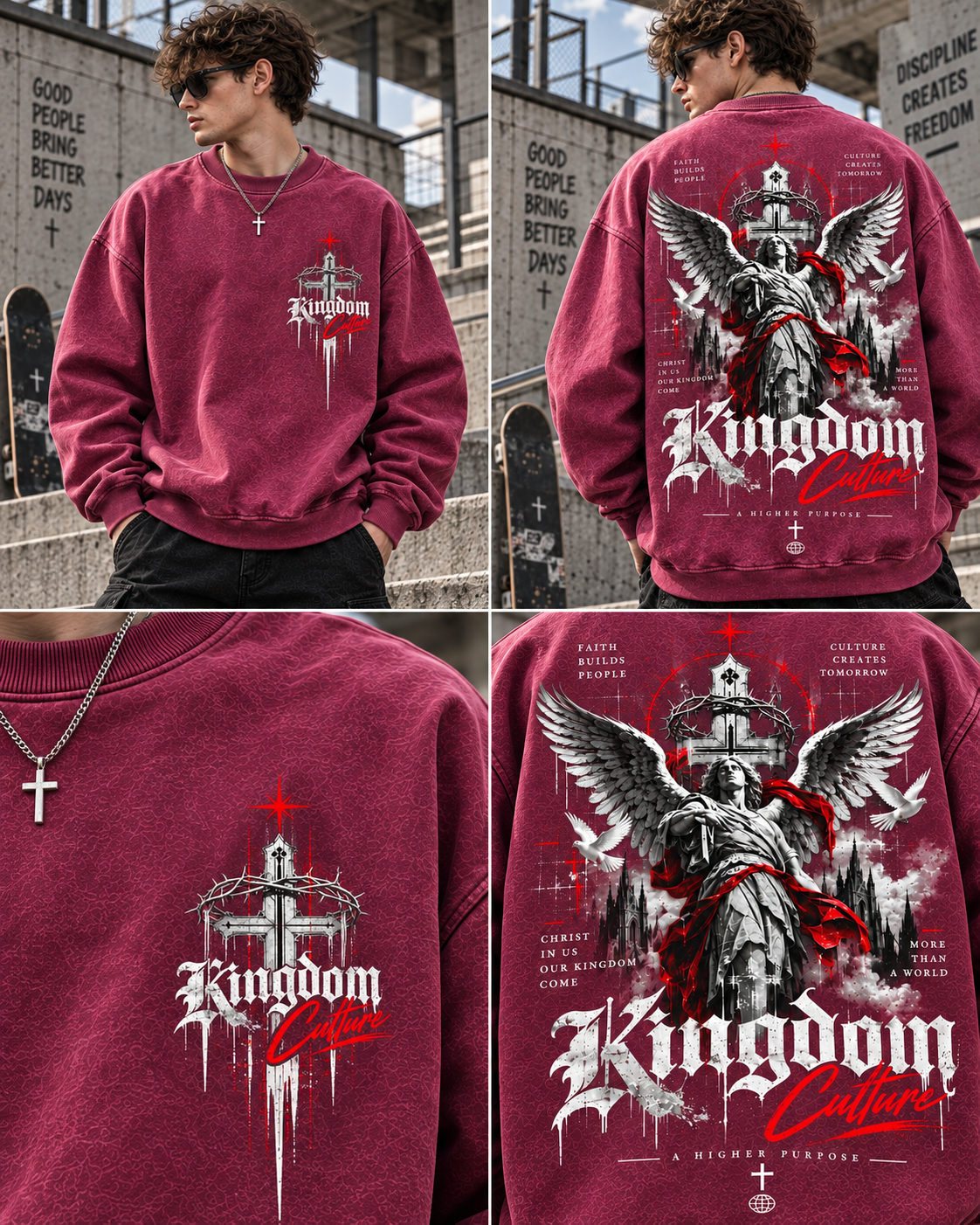 Kingdom Culture Vintage Wash Sweatshirt