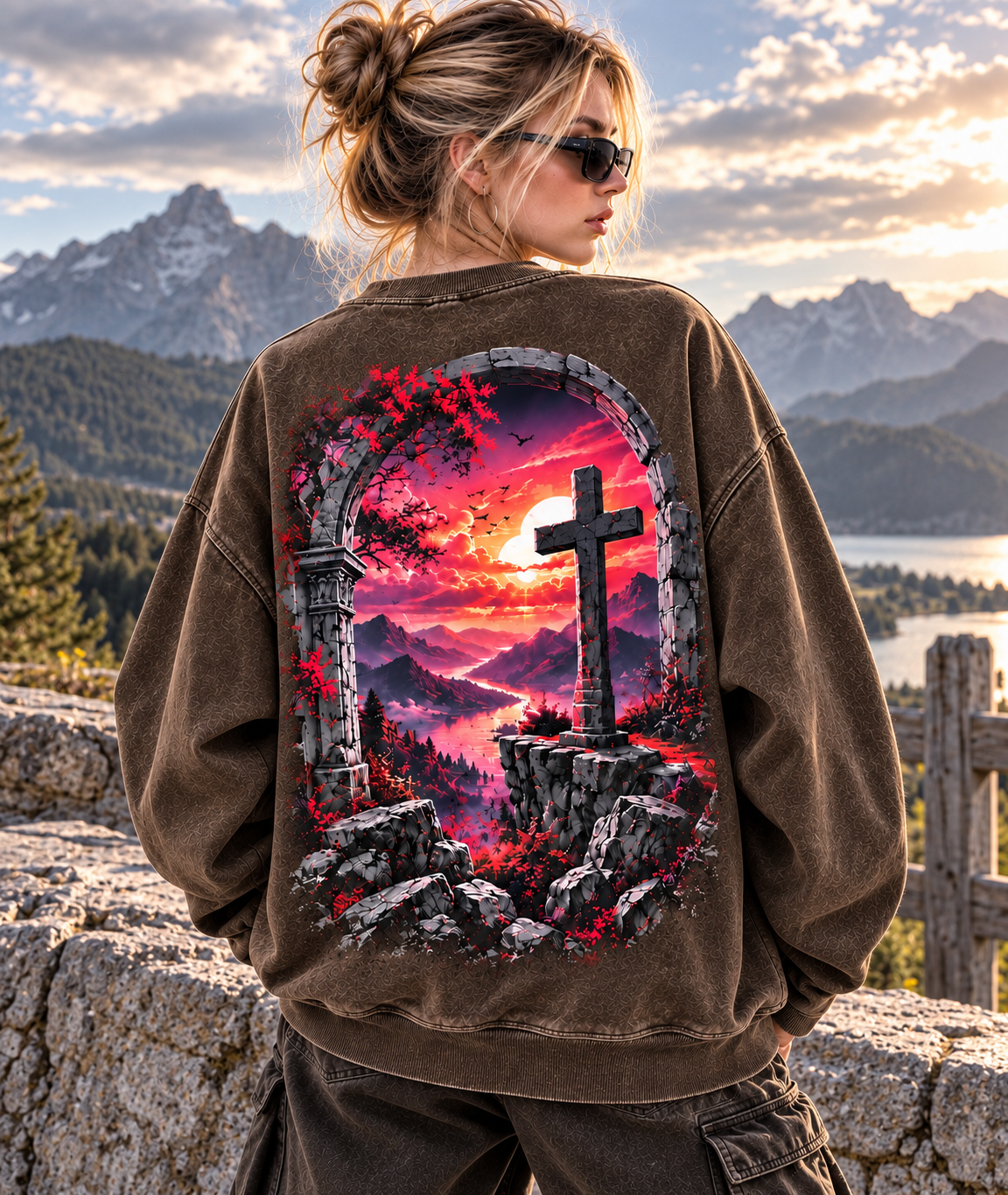 A Brighter Tomorrow – Vintage Cross Sweatshirt