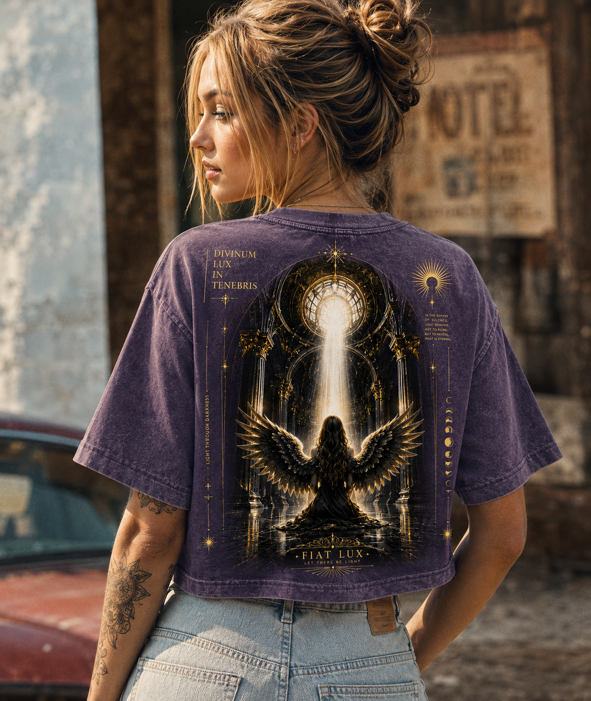Fiat Lux – Angel of Light Tee