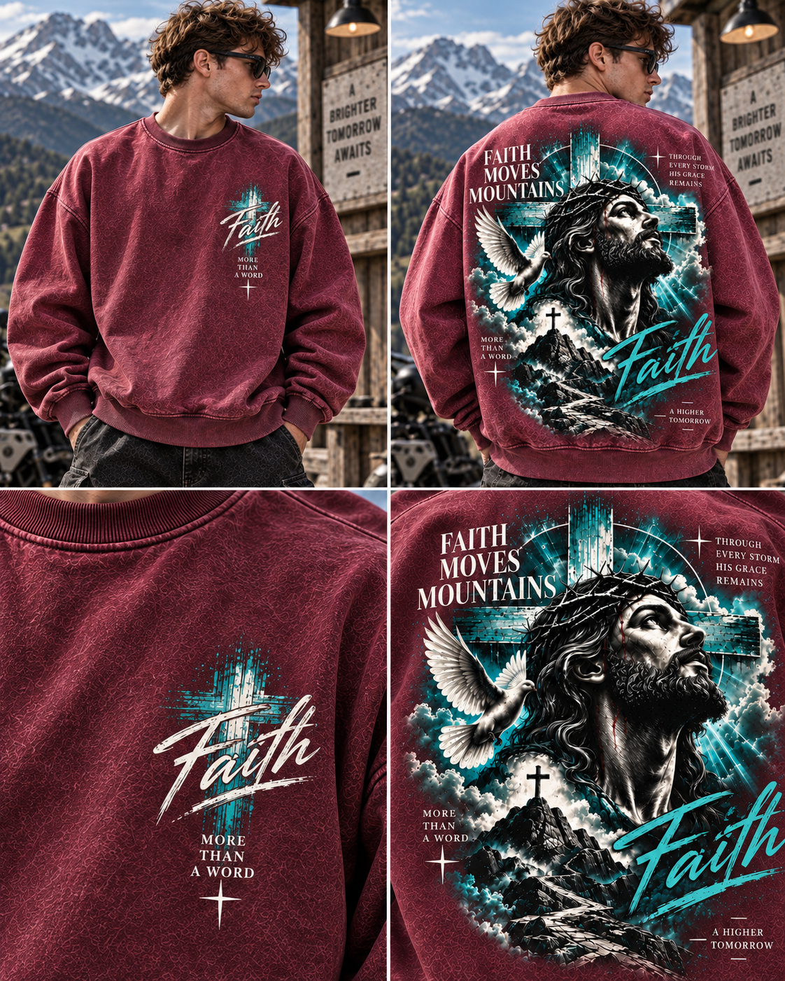 Faith Moves Mountains Sweatshirt
