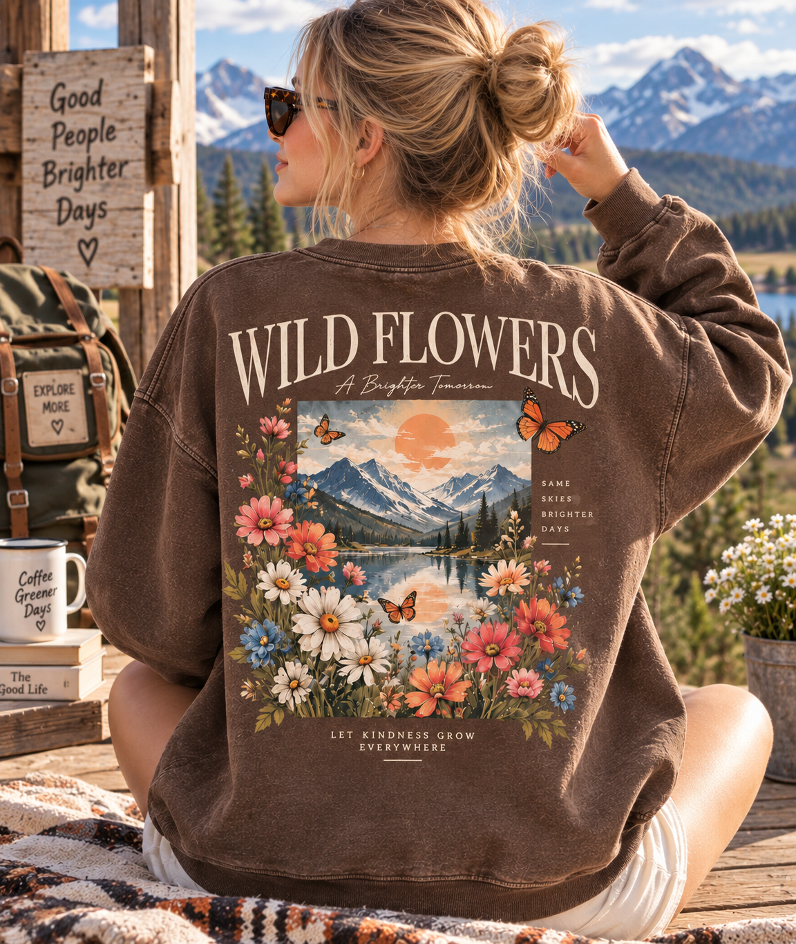 Wild Flowers – A Brighter Tomorrow Sweatshirt 🌼