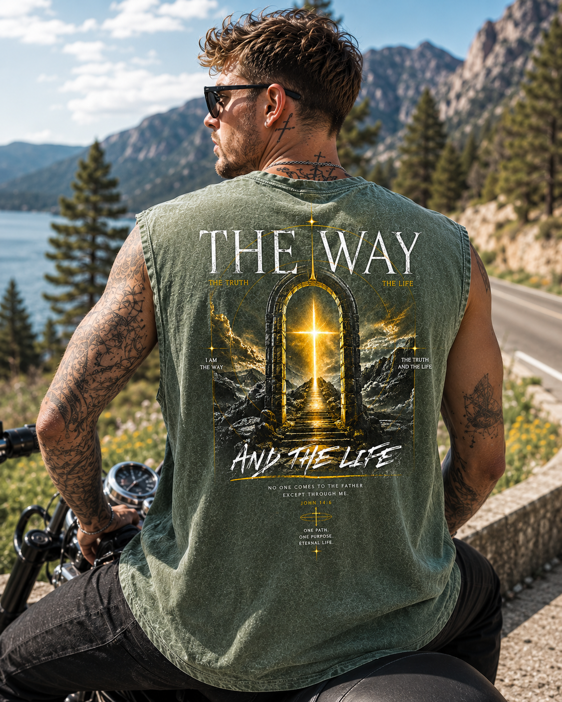 The Way – Vintage Faith Wash Tee