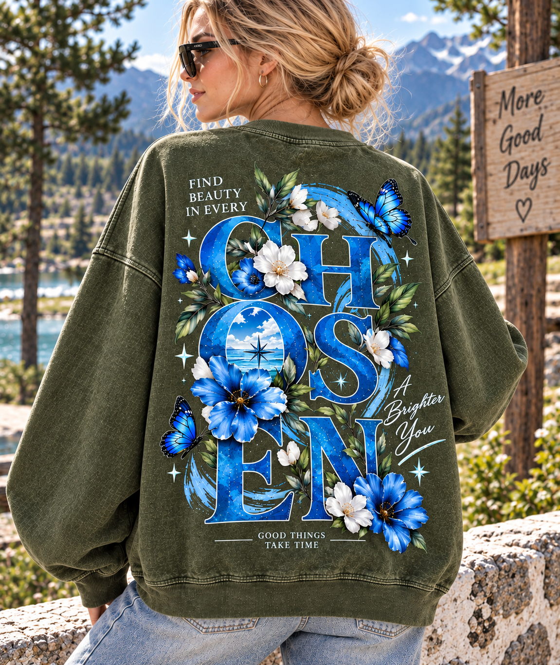 Chosen – A Brighter You Vintage Sweatshirt