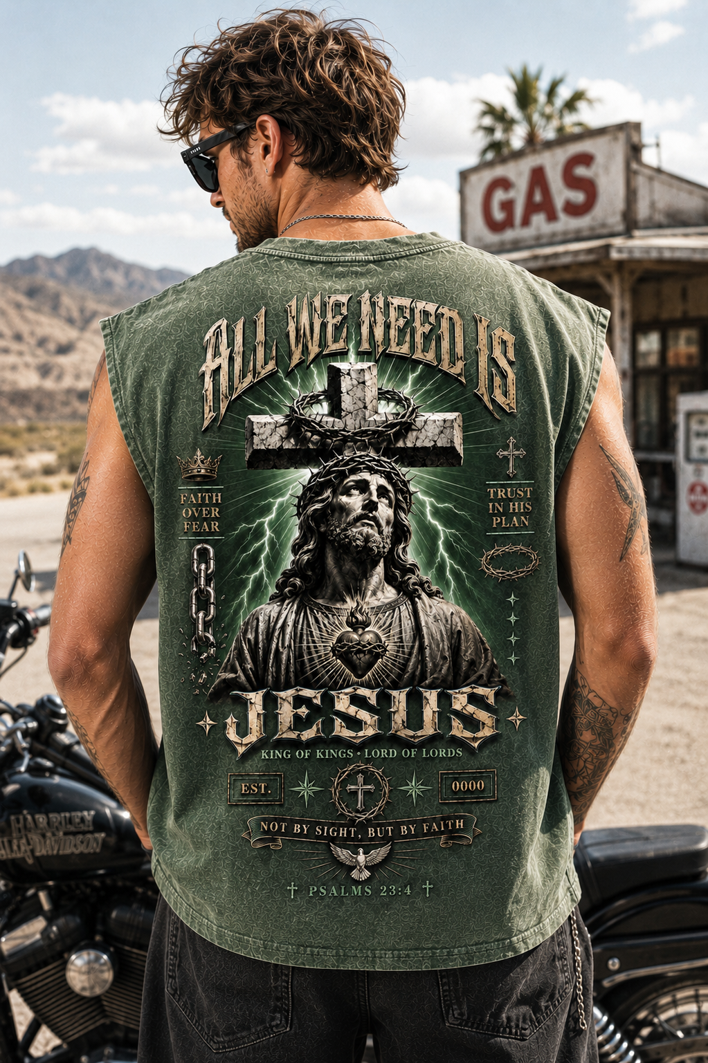 Jesus Faith Vintage Wash Tank