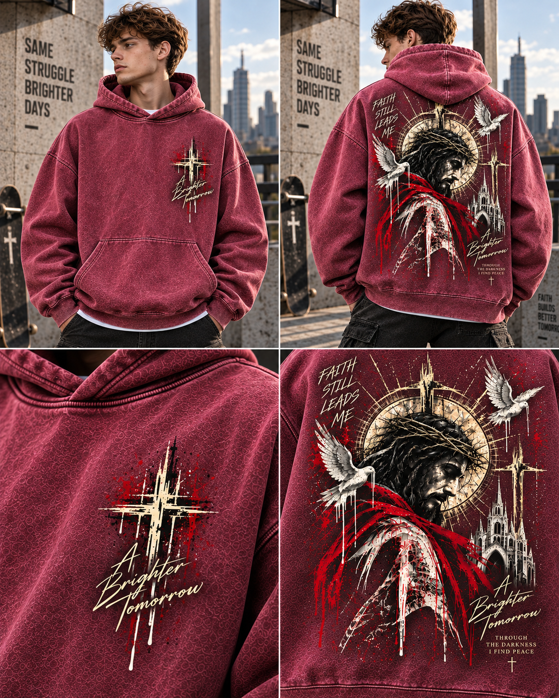 Faith Still Leads Me – A Brighter Tomorrow Hoodie