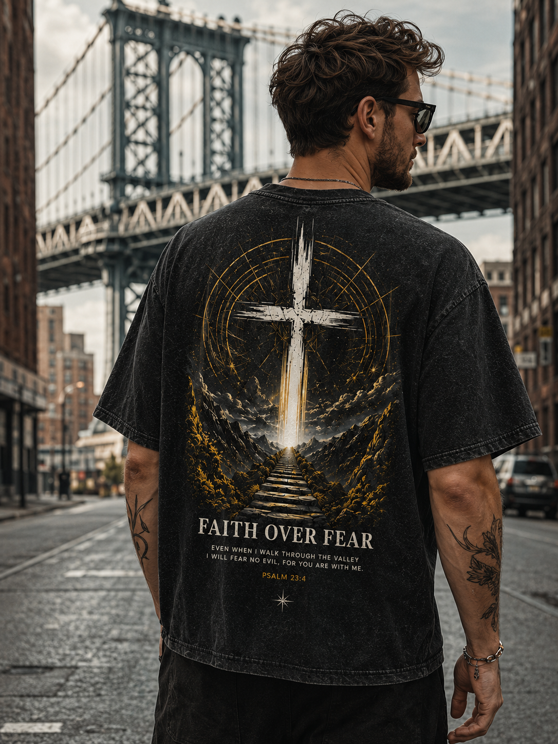 Faith Over Fear Vintage Tee
