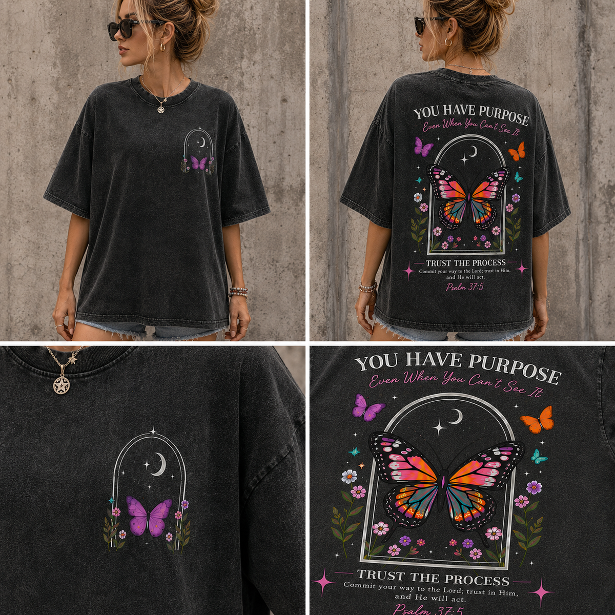 Purpose Butterfly Vintage Tee