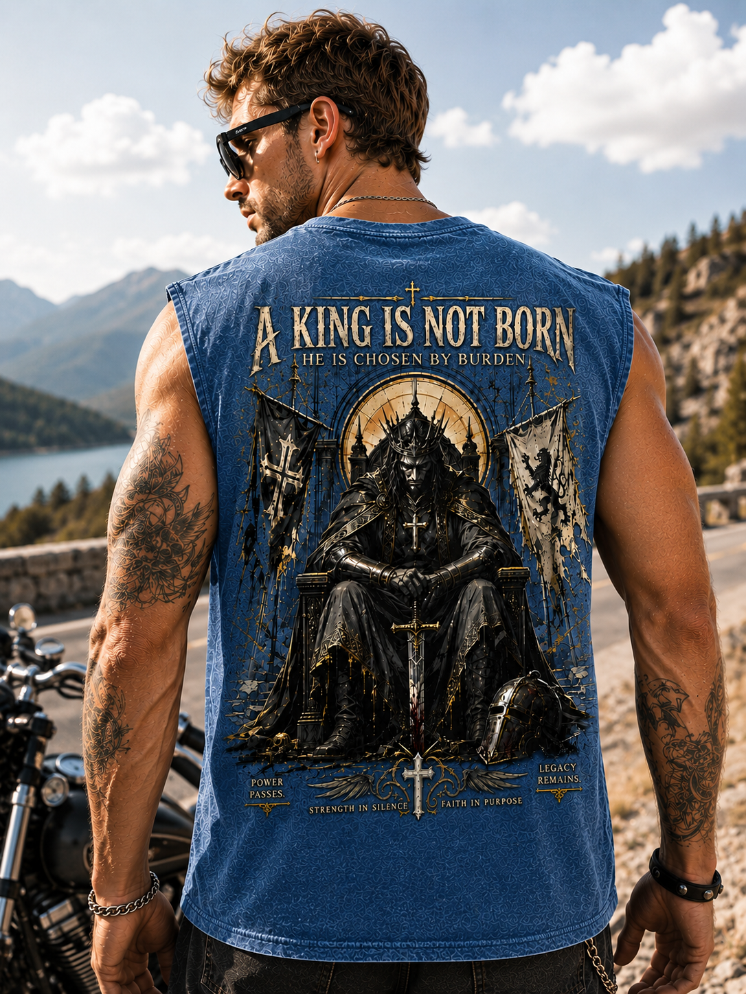 Medieval King Washed Tee – Gothic Vintage