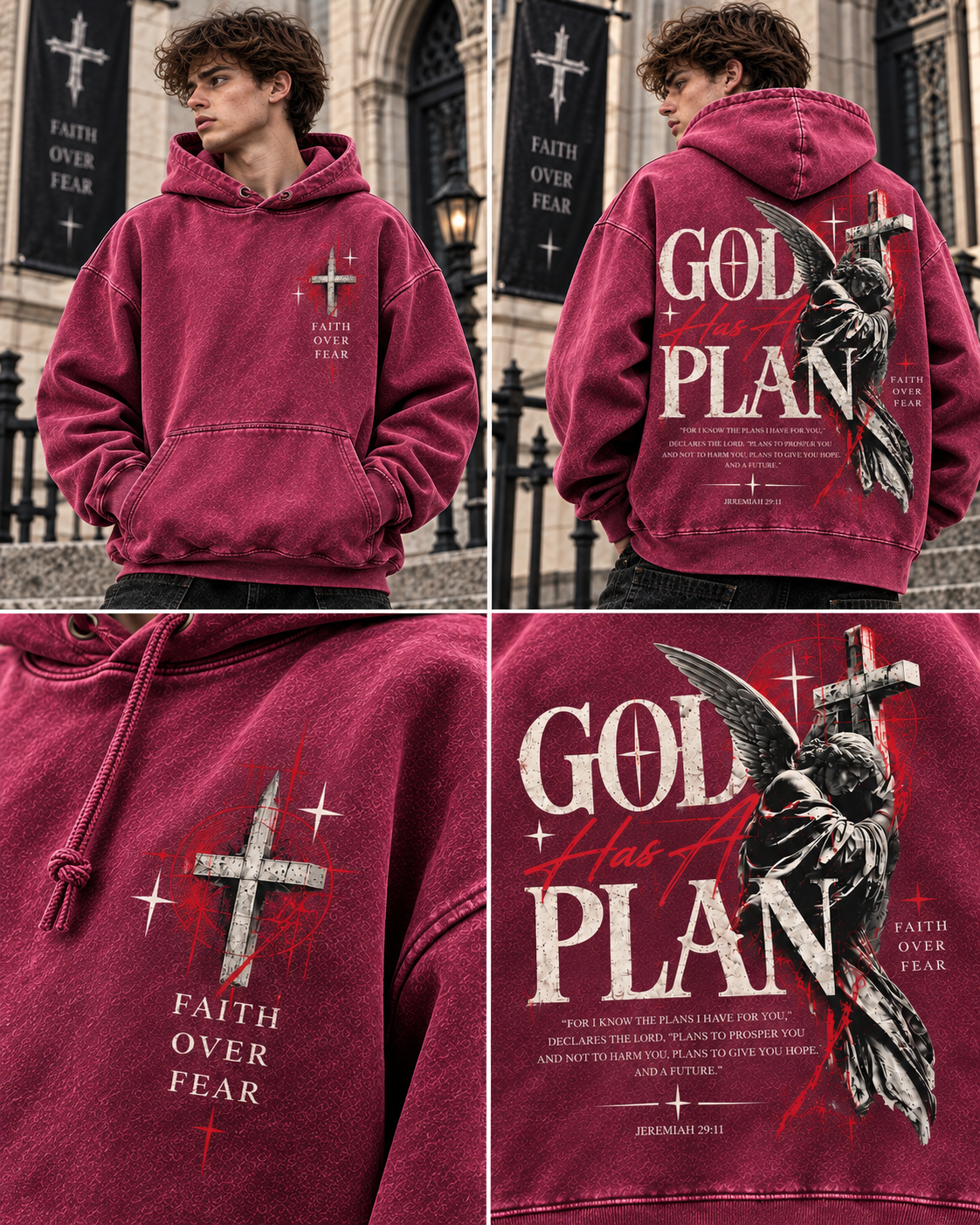 GOD Has A Plan – Faith Over Fear Hoodie