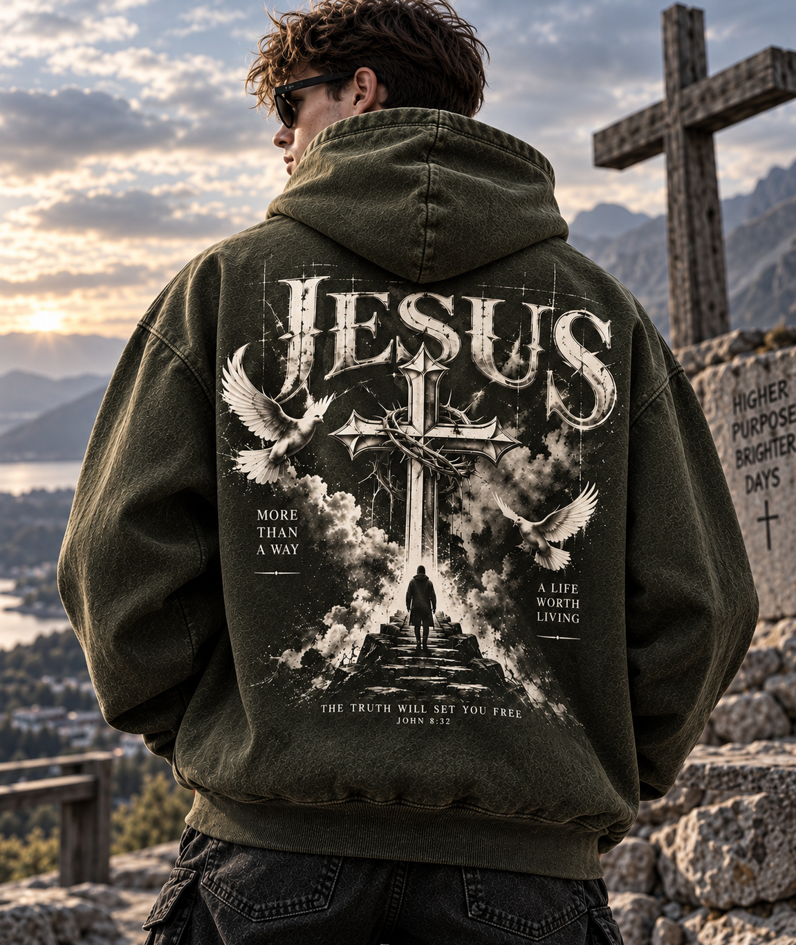 Jesus Faith Oversized Hoodie