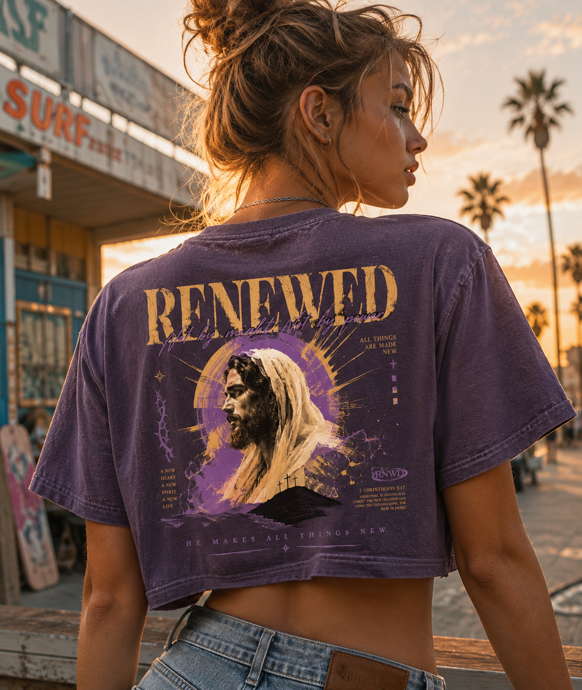 RENEWED Faith Graphic Crop Tee