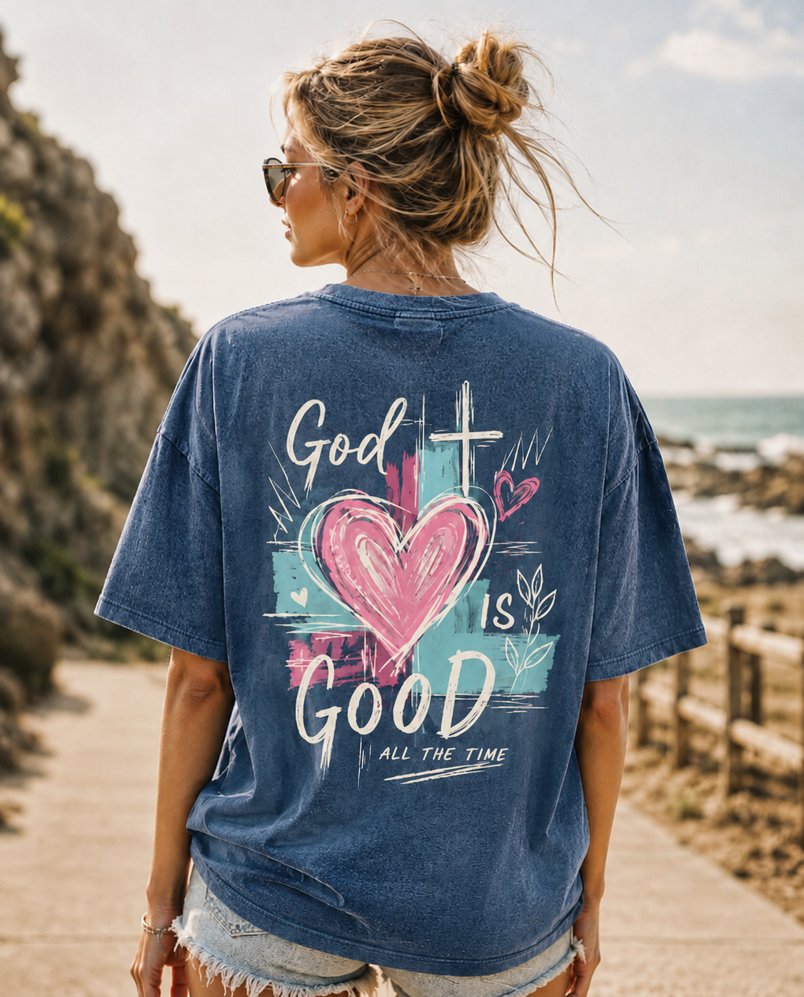 God Is Good Vintage Graphic Tee