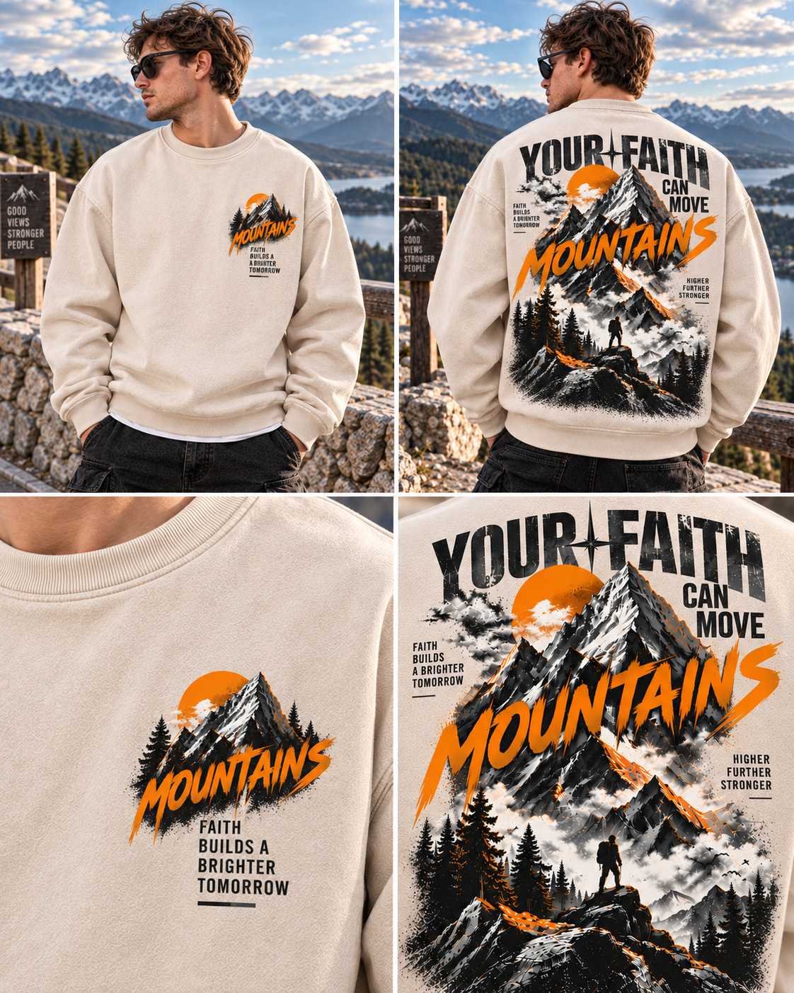 Faith Moves Mountains Sweatshirt