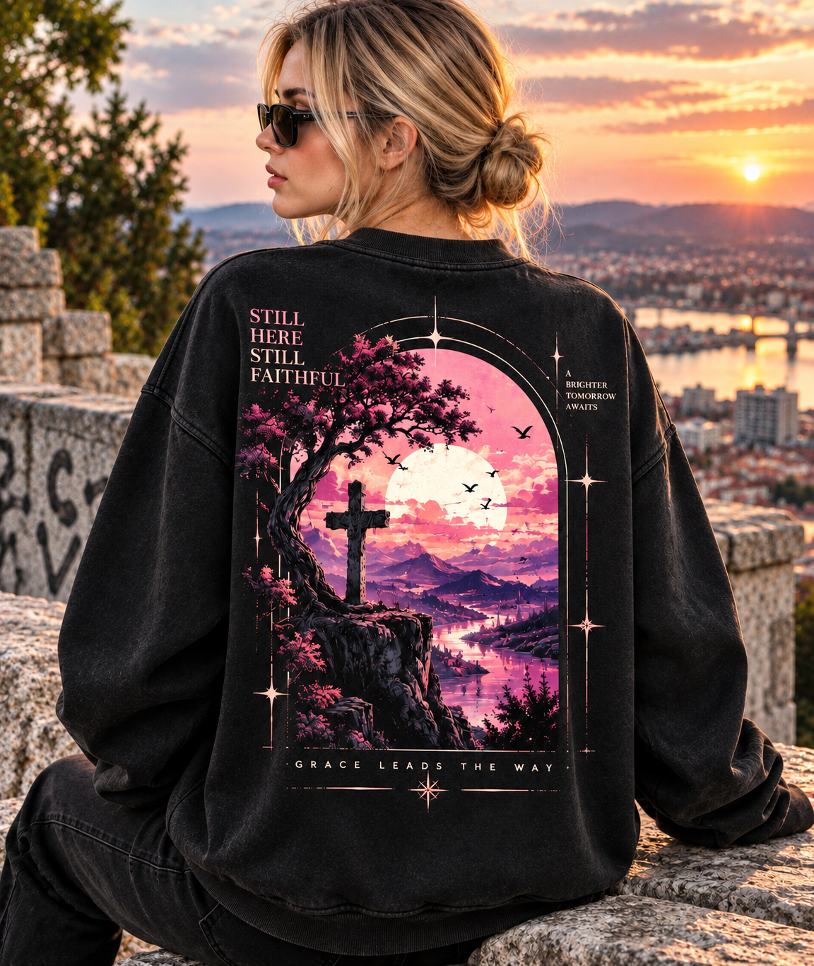 Still Here, Still Faithful – Vintage Faith Sweatshirt