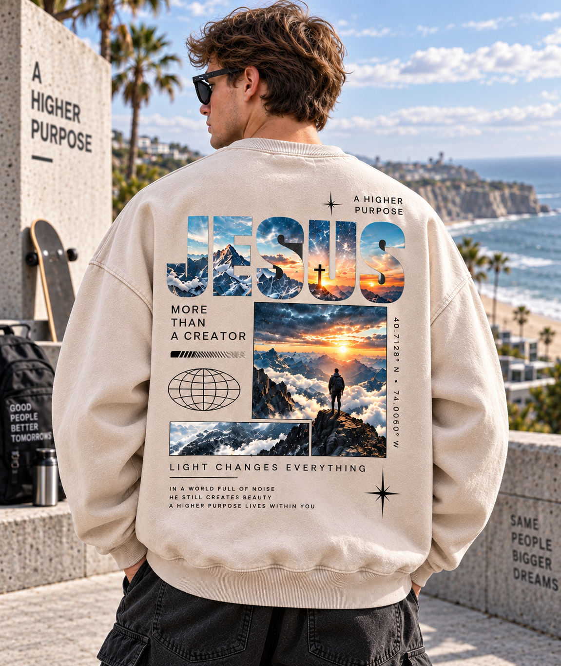 JESUS Higher Purpose Vintage Sweatshirt