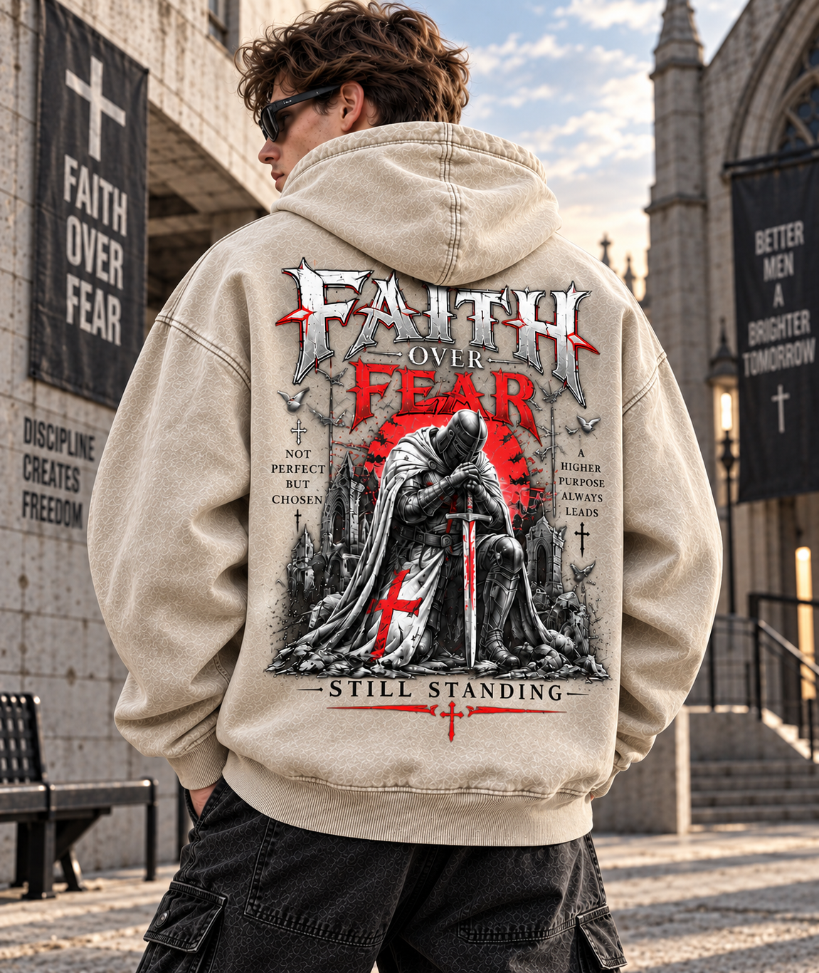 Faith Over Fear – Still Standing Hoodie